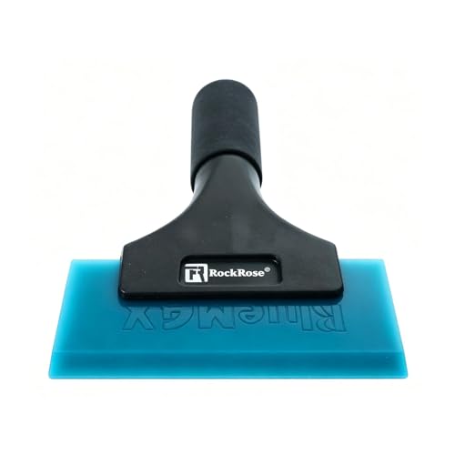 RockRose Elite 6" Cast Aluminum Squeegee – Sturdy, Long-Handle Anti-Slip Grip Precision Blade Change with Allen Wrench Professional Window Tint Application Tool-2 Units - color: 6" Cast Aluminum Handle, size: Pack of 2
