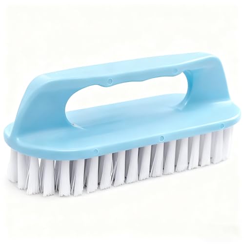 Brushes for Cleaning Brush with Handle for Shower, Kitchen, Sink, Bathroom, Floor-Blue