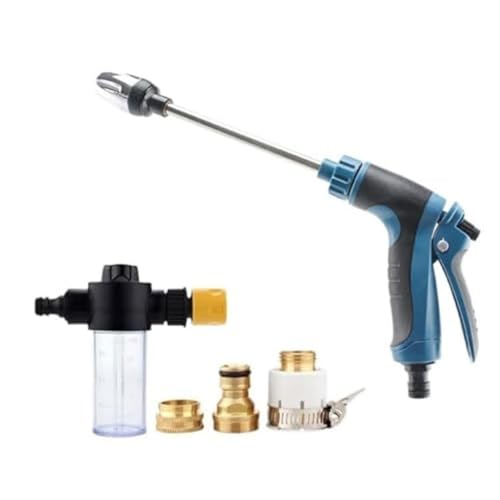 jethose pressure washer nozzle Original - New & Improved 2026 Model, 360° Rotating, Durable Stainless Steel Spray Nozzle (Blue-c,One size) - color: Blue-c
