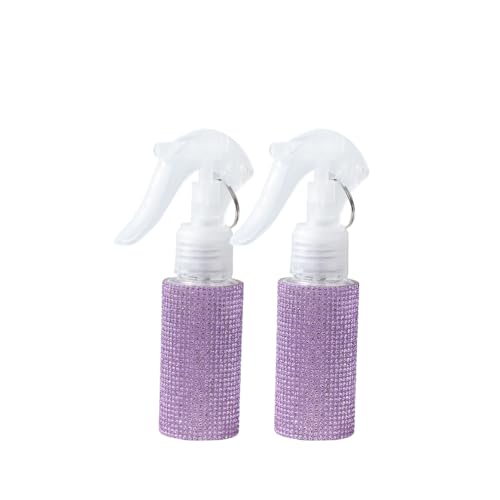 60ml Empty Spray Bottles, Continuous Spray Bottle for Hair, Spray Water Bottle Fine Mist Refillable, Skin Care, Showering Pets, Plants, Travel, Ironing and Cleaning -Purple - color: Purple;