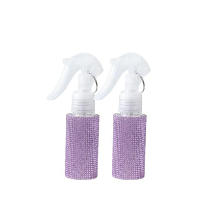 60ml Empty Spray Bottles, Continuous Spray Bottle for Hair, Spray Water Bottle Fine Mist Refillable, Skin Care, Showering Pets, Plants, Travel, Ironing and Cleaning -Purple - color: Purple;