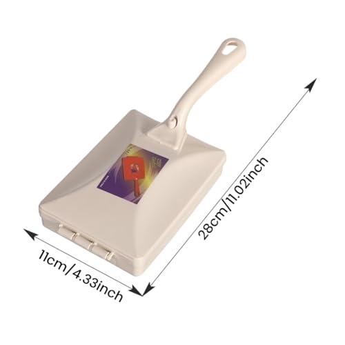 Carpet Debris Brush, Multi-Functional Handheld Double Roller Cleaning Brush, Carpet Table Sweeper Collector Brushes(Color:Random)