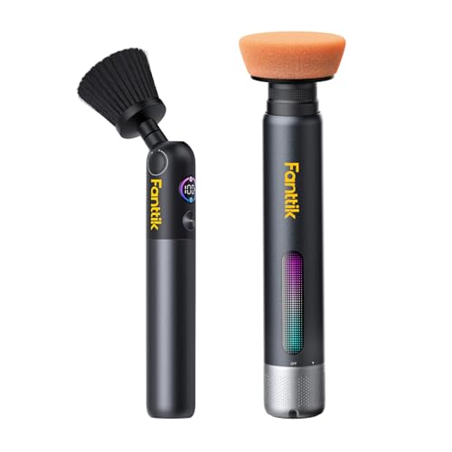 Fanttik P10 Pro Mini Car Buffer Polisher for Car Detailing & Fanttik Flip G10 Nano AutoCare Cordless Electric Scrubber