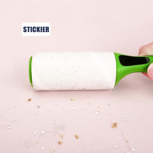 4 inch Lint Roller Refills for Evercare PetLovers Fedicelly MEIQIHOME Swihauk Lint Rollers for Pet Hair Extra Sticky 60 Sheets Each Refill, 6 Pack, 360 Sheets Total (1 1/2'' Inside Dia.) - size: 4 inch (1.5'' ID)