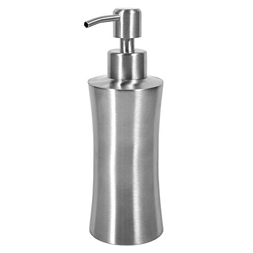 Stainless Steel Pump Bottle, 304 Grade Rust-Proof, Liquid Shampoo Lotion Dispenser, 250ml Capacity Wide Mouth Polished F - color: 250ml