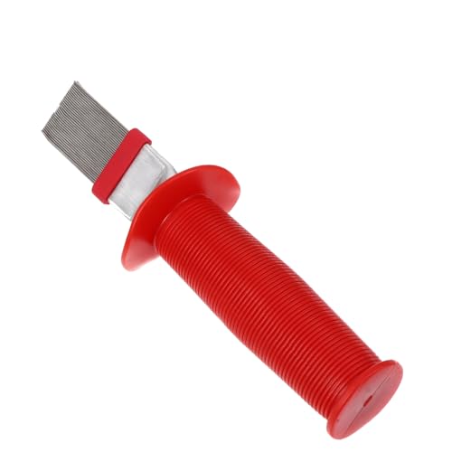 Air Conditioner Fin Cleaner Brush 8.26In Red Coil Cleaning Whisk Brush for Ac Evaporator Condenser Vent Maintenance and Coil Straightening