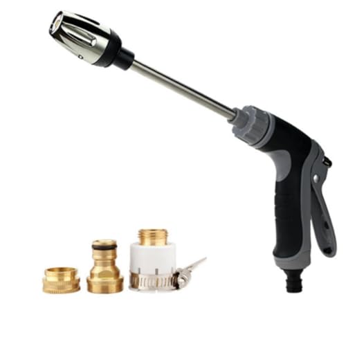 jethose pressure washer nozzle Original - New & Improved 2026 Model, 360° Rotating, Durable Stainless Steel Spray Nozzle (Grey-a,One size) - color: Grey-a
