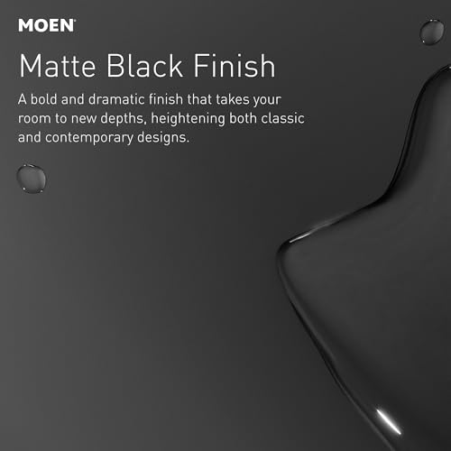 Moen Modern Deck Mounted Lotion or Kitchen Soap Dispenser Pump, Matte Black, 3942BL - color: Matte Black