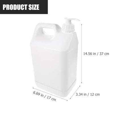 Soap Dispenser Plastic Chemicals Jug Gallon Jug Holder Plastic Bottle for Soap Detergent Garage Liquid Storage Container 5L Dispenser Laundry