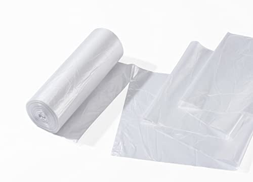 TYPLASTICS 45-48 Gallon Clear Trash Can Liners - 43" x 48" - High Density Garbage Bags - 200 Pack - Multipurpose for Office, Yard, Recycling, Industrial and Commercial - size: 25 Count (Pack of 8)