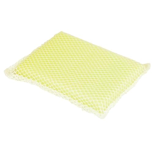 LOLA Nylon Net Sponge Cleaning Pad, Non Scratch Scrubbers, Safe on Non-Stick Surfaces & Coated Cookware & Dishes - Gentle Effective Cleaning, 1 Count - size: 1 Pack, style: Nylon Net Sponges