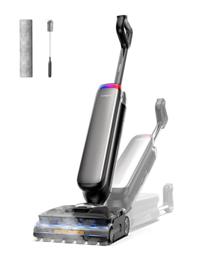 Tineco Floor One S9 Artist Steam Wet Dry Vacuum Cleaner, High-Temp Steam Cleaning, 22kPa Suction, 360° SmoothDrive, Anti-Tangle Design, 185°F Flashdry, Long Runtime, 180° Lay-Flat - style: S9 Artist Steam