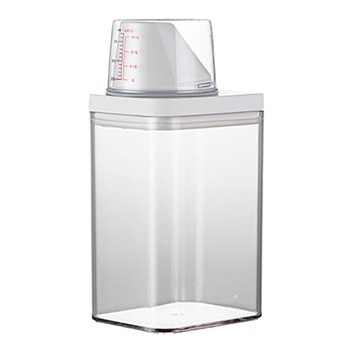 Multi-Purpose Liquid Dispenser - Spill-Proof Silicone Seal for Fabric Softener, Dish Soap & Laundry Storage (M) - color: M