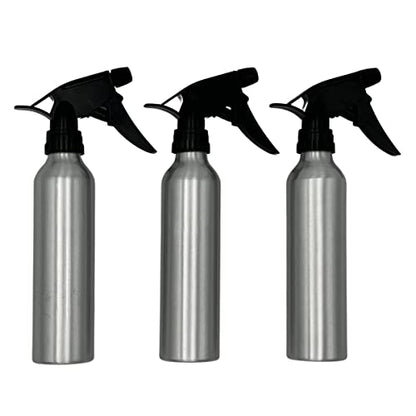 Sandhill Tools 3 Pack Aluminum Empty Spray Bottles with Trigger sprayer 250 ml