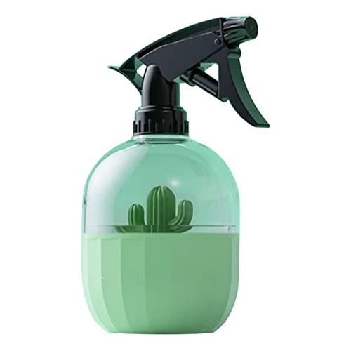 500ml Cactus Gardening Spray Bottle, Spray Bottle Leakproof Large Capacity Portable Gardening Irrigation Cactus Decor Watering Can for Home Green 18cm x 11cm x 9cm/7.09" x 4.33" x 3.54" - color: Green