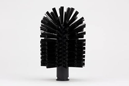SPARTA Multi-Purpose Valve Brush Pipe Brush, Round Brush with Polyester Bristles, Color Coded for Commercial Cleaning, Kitchen, Restaurant, Bathroom, Plastic, 7.1 X 4 X 7.1 Inches, Black