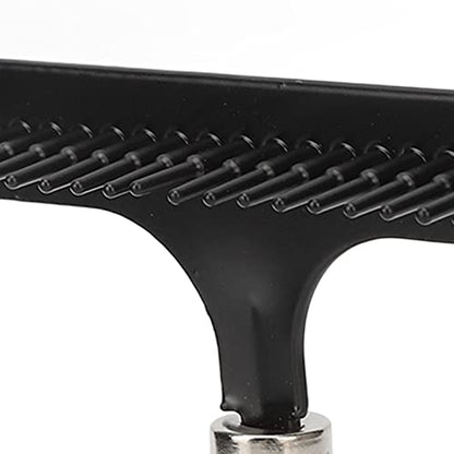 Handheld Carpet Rake,Cleaning Grooming Stainless Steel Hair Groomer Rug Rake for Beauty Salon