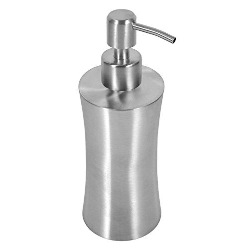 Stainless Steel Pump Bottle, 304 Grade Rust-Proof, Liquid Shampoo Lotion Dispenser, 250ml Capacity Wide Mouth Polished F - color: 250ml