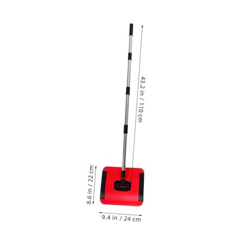 Zerodeko Hand Push Carpet Sweeper Rug Broom Carpet Cleaning Brushes Portable Dust Mop for Home Restaurant