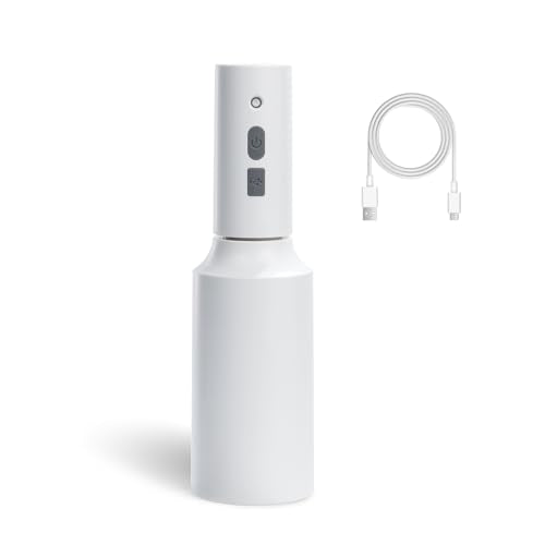 Bamworld Battery Powered Sprayer Rechargeable Electric Spray Bottle 750ml Continuous Mist Sprayer for Plants Cleaning Hairstyling Gardening USB Fast Charging Indoor Outdoor Use Hands-Free white - color: white