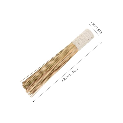 Beaupretty 2pcs Dish Washing Brush with Handle Palm Scrubber for Pots and Woks Strong Bristles Kitchen Cleaning Brushes for Home Use