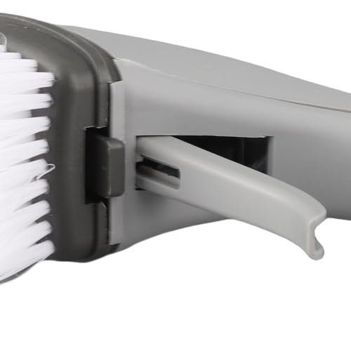 Soap Dispensing Dish Brush - Ergonomic Kitchen Scrub Brush with Soap Dispenser for Effortless Cleaning of Pots, Pans, Sinks & Bathtubs - Green/Gray - color: Gray