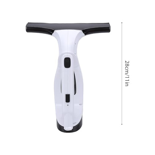 Cosiki Window Cleaning Vacuum, 2000Pa Cordless Handheld Cleaner for Glass Shower Car Window Tile Multi Surface, with 280mm Wiper 150ml Tank 2200mAh Battery