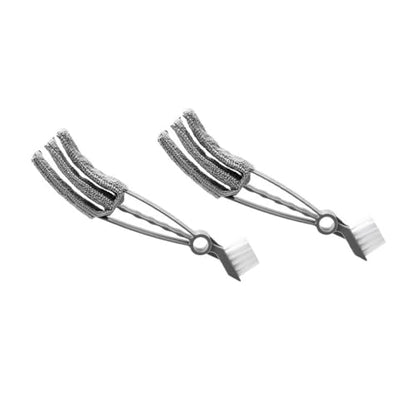 Blind Window Track Cleaner Groove & Crevice Sliding Door Track Cleaning Tool Home Air Conditioner Fan Dusting Gap Cleaning Brush(2 Pieces) - style: 2 pieces