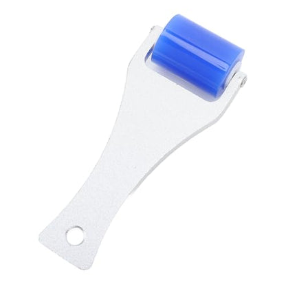 Zerodis Dust Removal Roller,Manual Aluminum Handle Silicone Roller Dust Pet Hairs Small Impurities Adsorb Roller with Static Electric Function Clothes Carseats Cleaner Tool (3CM)