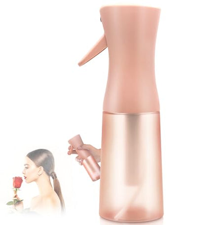 Leaflai Empty Spray bottles, Spray Water Bottle Fine Mist Refillable, Continuous Spray Bottle for Hair, Skin Care, Showering Pets, Plants, travel, Cleaning and Ironing 6.8 Ounce (Brown) - color: Barbie powder, size: 6.8 Ounces