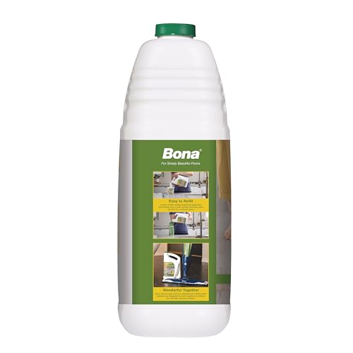 Bona Multi-Surface Floor Cleaner Refill - 128 fl oz - Lemon Mint - Residue-Free Floor Cleaning Solution refill for Spray Mop and Spray Bottles - For Use on Stone, Tile, Laminate, and Vinyl Floors - size: 128 Fl Oz (Pack of 1)