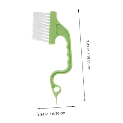 6Pcs Groove Gap Cleaning Brush Hand Held Window Track Cleaner for Spaces Multi Functional Design for Kitchen Bathroom and Sliding Door Tracks