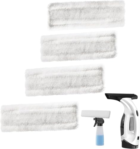Window Vacuum Squeegee Cordless, Electric Window Cleaner Tool with 2000Pa Suction, 2200mAh Rechargeable Battery, 150mL Detachable Tank, 11-Inch Blade for Windows, Shower Doors, Mirrors - color: Beige