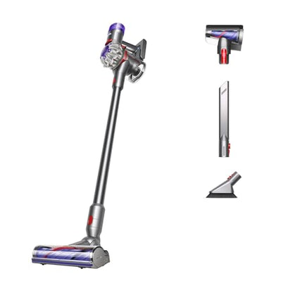 Dyson V8 Plus Cordless Vacuum, Cleans Hard Floors and Carpets, Detangles, Converts to Handheld, 115AW, 2 Power Modes, Up to 40 Minutes¹ - style: V8 Plus