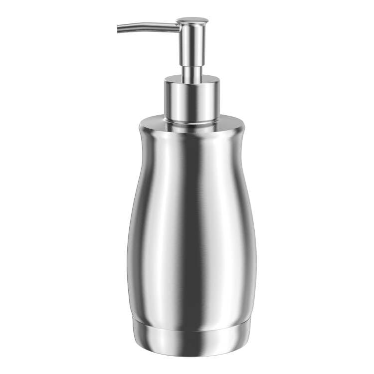 ARKTEK Stainless Steel Countertop Soap Dispenser 13.5 Oz - Rust and Leak Proof Liquid Hand Soap Pump, for Kitchen Sink, Countertops - color: Silver