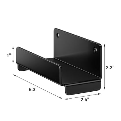 niffgaff Ladder Hooks for Garage Wall, 2 Pack Heavy Duty Wall Mount Storage Hanger for Ladders, Chairs & Patio Furniture, Fits Step & Extension Ladders, Garage Organization - size: 2 Pack