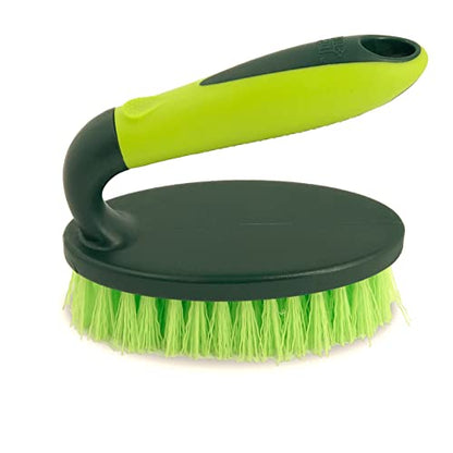 Pine-Sol Heavy Duty Scrub Brush – Comfort Grip | Iron Handle Design | All-Purpose Scrubber for Cleaning Kitchen, Bathroom, Sinks, Tubs, Floors