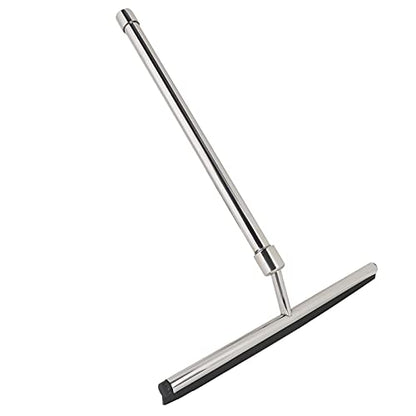 Stainless Steel Shower Squeegee for Shower Doors Bathroom Window and Car Glass Bathroom Cleaner Tool Household Window Mirror Squeegee