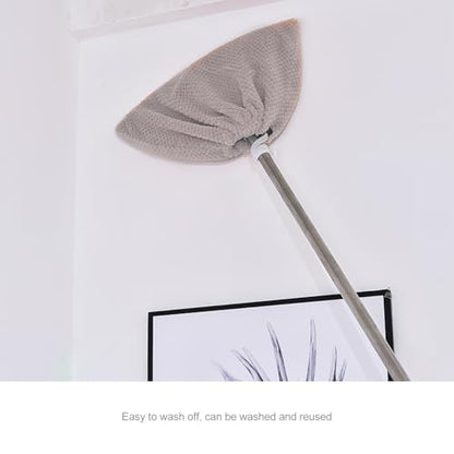 2 Pack Reusable Broom Cover Mop for Home Cleaning - Microfiber Dust Hair Water Absorption Sweeping Integrated Broom Cover - Easy Wash and Durable Fit