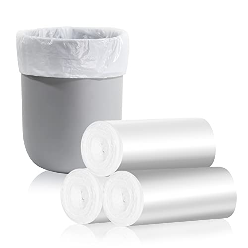CHARMOUNT 4 Gallon Trash Bag - Unscented 4 Gallon Garbage Bags for Bathroom, Kitchen, Bedroom, 105 Count (15 Liter) … - size: 105 Count (Pack of 1), style: 4 Gallon