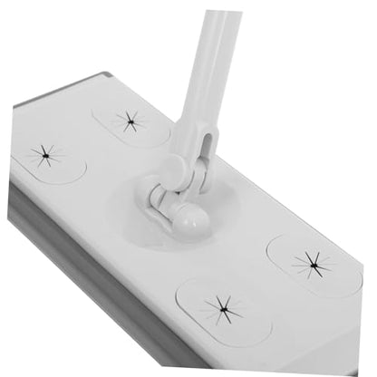 Zerodeko Adjustable Pole Dust Mop Microfiber Flat Head Industrial Mop for Floor Cleaning Heavy Duty for Home and Commercial Use