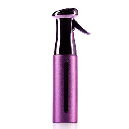 Colortrak Luminous Spray Bottle, 250ml/8.5oz Bottle with Full 360° Distribution, Easy-Use Pump, Quick View Window to Monitor Water Level, Eco-Friendly, Lilac - color: Lilac