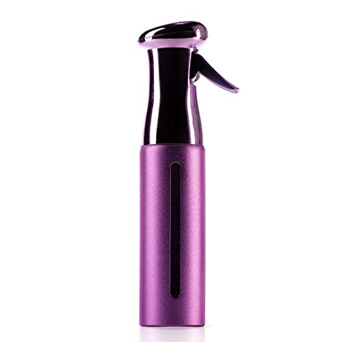 Colortrak Luminous Spray Bottle, 250ml/8.5oz Bottle with Full 360° Distribution, Easy-Use Pump, Quick View Window to Monitor Water Level, Eco-Friendly, Lilac - color: Lilac
