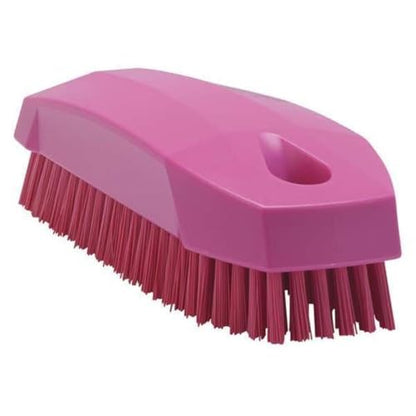 Vikan Pink Stiff Bristle Hand Scrub Brush - 64401