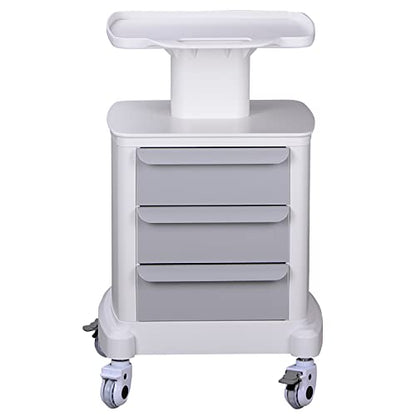 Professional-Grade 3-Drawer Utility Cart on Wheels - Trolley Cart w/ 3 Drawers & Utility Desk - Mobile Storage Cart, Cavitation Machine, Salon Supplies - Max 50kg/110lb Load… - size: 110LB Load / 3 Drawer