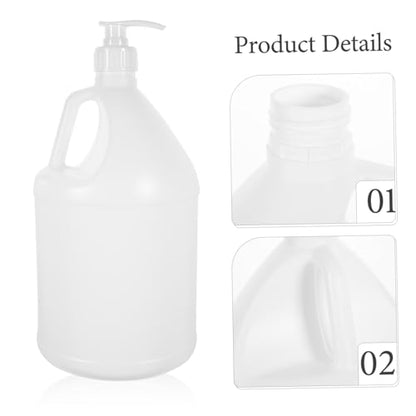 Mikinona Reusable Jug Container with Detachable Mouth for Easy Filling Handheld Liquid Dispenser for Detergent Storage Leak and Versatile for Laundry