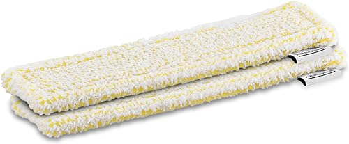 Kärcher WV Window Pads for Indoor Use - Microfiber Window Cloths - Compatible with WV 1 and WV 6 Electric Window Vacuum Squeegees - 2 Pack - style: Indoor Pads