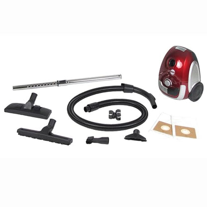 AHSC-1 Atrix Lil Red Canister Vacuum Portable Canister vacuum w/ 2 Quart HEPA Filter & Variable Speed Motor - style: Lil' Red