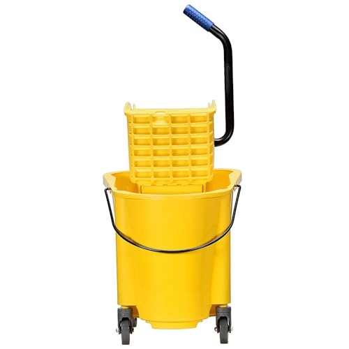 Member's Mark Commercial Mop Bucket with Wringer (36 qt.) (Yellow)