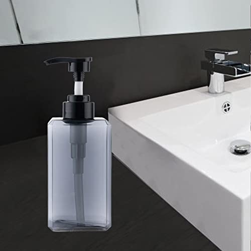 Laundry Dispenser Container Bottle Liquid Laundry Soap Bottle, 450ml Gray - color: 450ml Gray